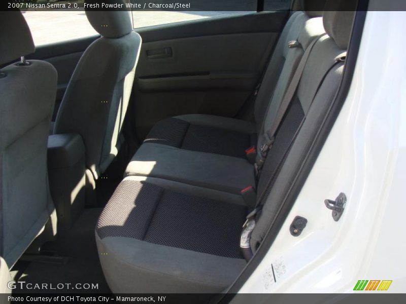 Fresh Powder White / Charcoal/Steel 2007 Nissan Sentra 2.0