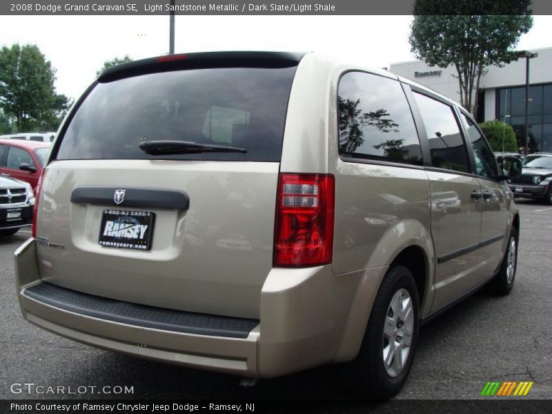 Light Sandstone Metallic / Dark Slate/Light Shale 2008 Dodge Grand Caravan SE