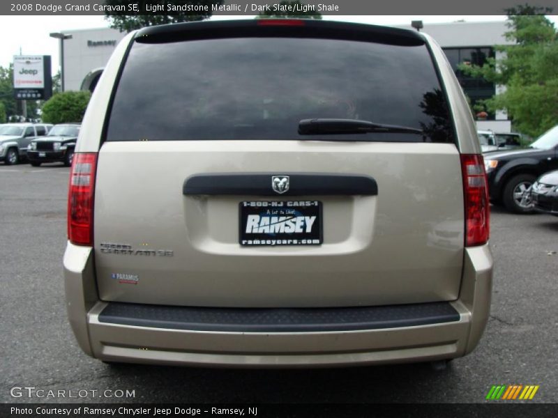 Light Sandstone Metallic / Dark Slate/Light Shale 2008 Dodge Grand Caravan SE