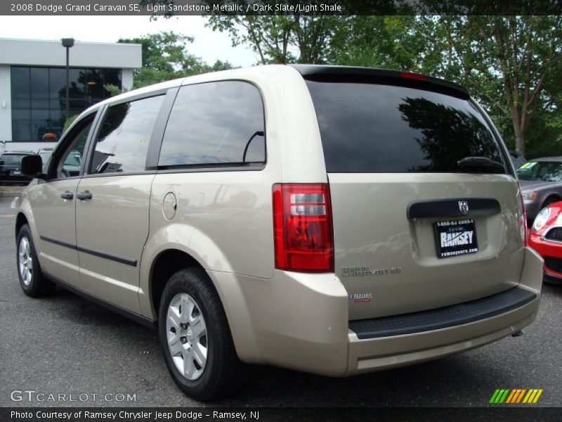Light Sandstone Metallic / Dark Slate/Light Shale 2008 Dodge Grand Caravan SE