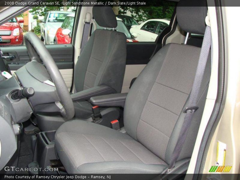Light Sandstone Metallic / Dark Slate/Light Shale 2008 Dodge Grand Caravan SE