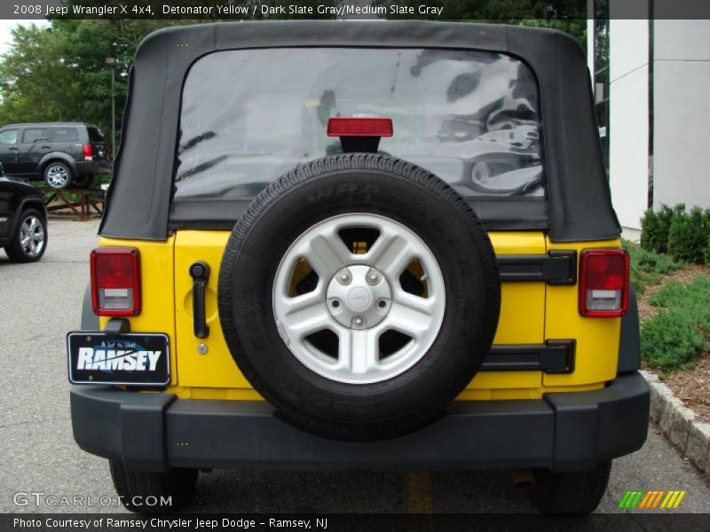 Detonator Yellow / Dark Slate Gray/Medium Slate Gray 2008 Jeep Wrangler X 4x4