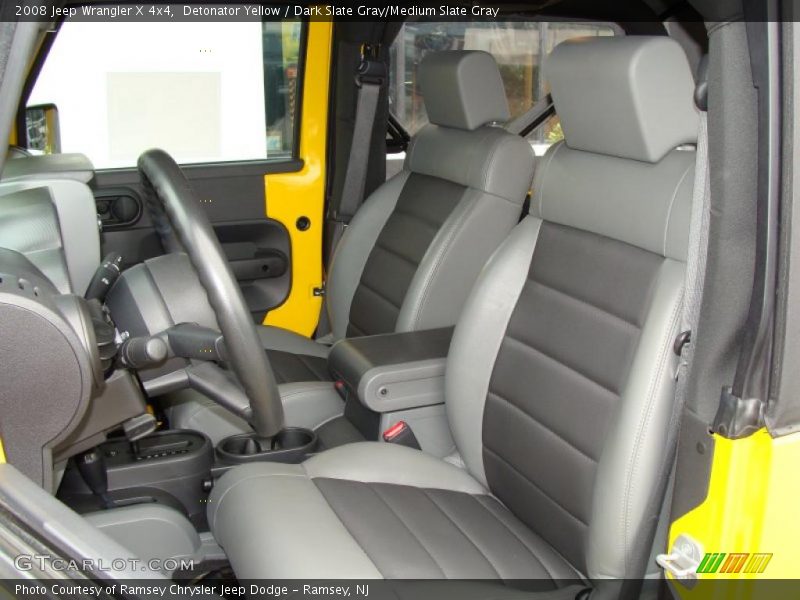 Detonator Yellow / Dark Slate Gray/Medium Slate Gray 2008 Jeep Wrangler X 4x4