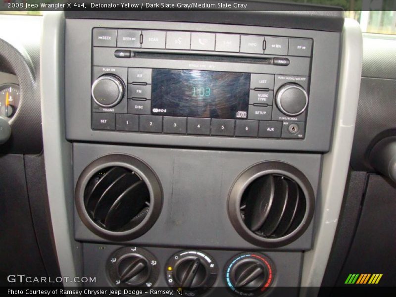 Detonator Yellow / Dark Slate Gray/Medium Slate Gray 2008 Jeep Wrangler X 4x4
