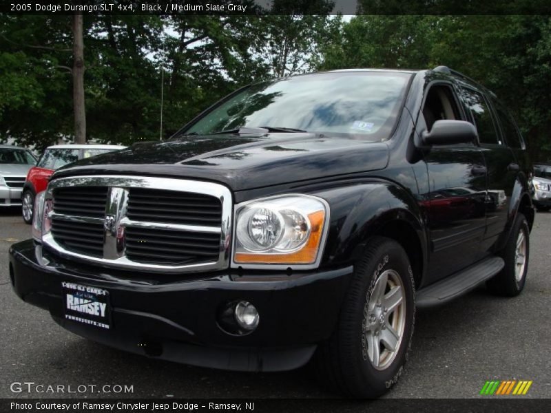 Black / Medium Slate Gray 2005 Dodge Durango SLT 4x4