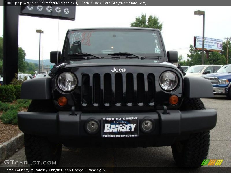 Black / Dark Slate Gray/Med Slate Gray 2008 Jeep Wrangler Unlimited Rubicon 4x4