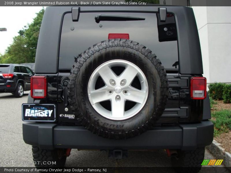 Black / Dark Slate Gray/Med Slate Gray 2008 Jeep Wrangler Unlimited Rubicon 4x4