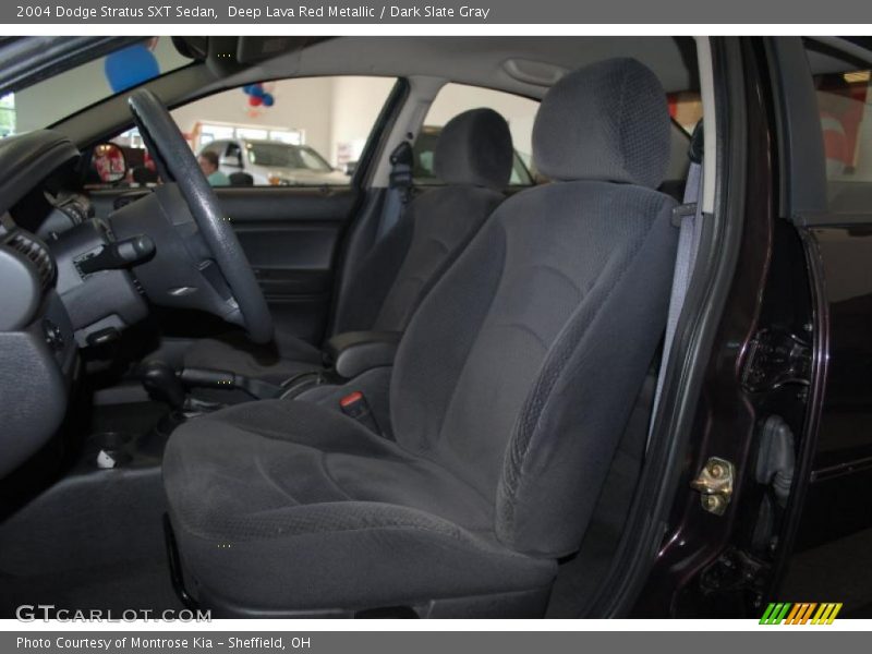 Deep Lava Red Metallic / Dark Slate Gray 2004 Dodge Stratus SXT Sedan