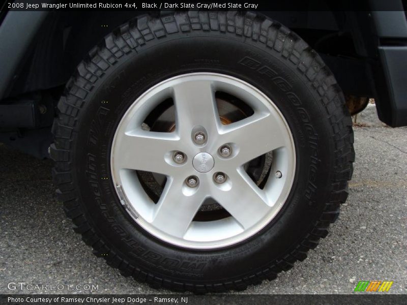 Black / Dark Slate Gray/Med Slate Gray 2008 Jeep Wrangler Unlimited Rubicon 4x4
