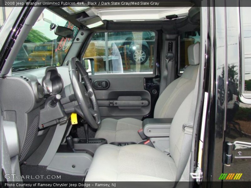 Black / Dark Slate Gray/Med Slate Gray 2008 Jeep Wrangler Unlimited Rubicon 4x4
