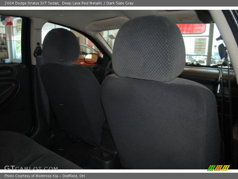 Deep Lava Red Metallic / Dark Slate Gray 2004 Dodge Stratus SXT Sedan
