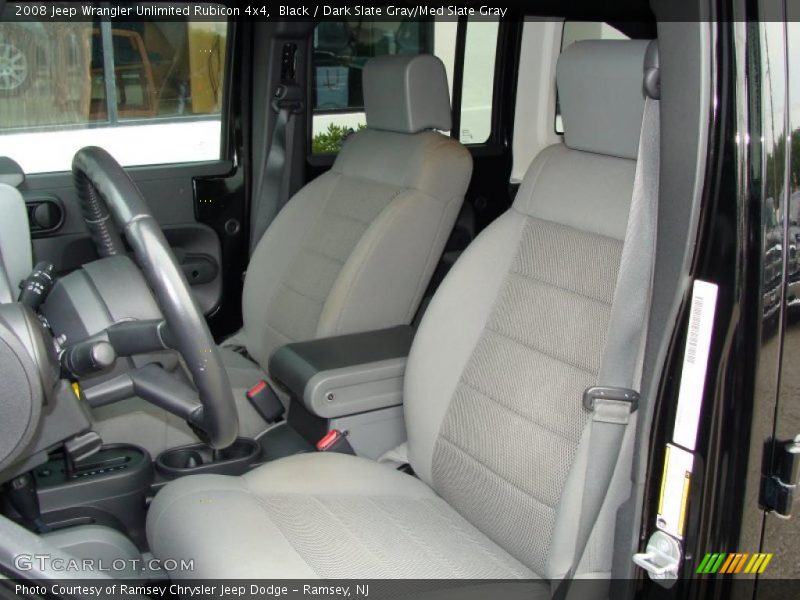 Black / Dark Slate Gray/Med Slate Gray 2008 Jeep Wrangler Unlimited Rubicon 4x4
