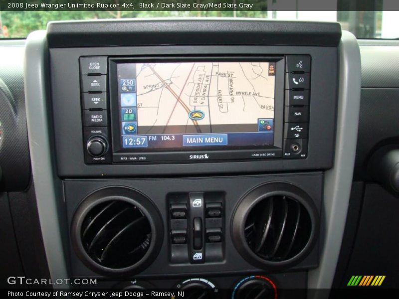 Black / Dark Slate Gray/Med Slate Gray 2008 Jeep Wrangler Unlimited Rubicon 4x4
