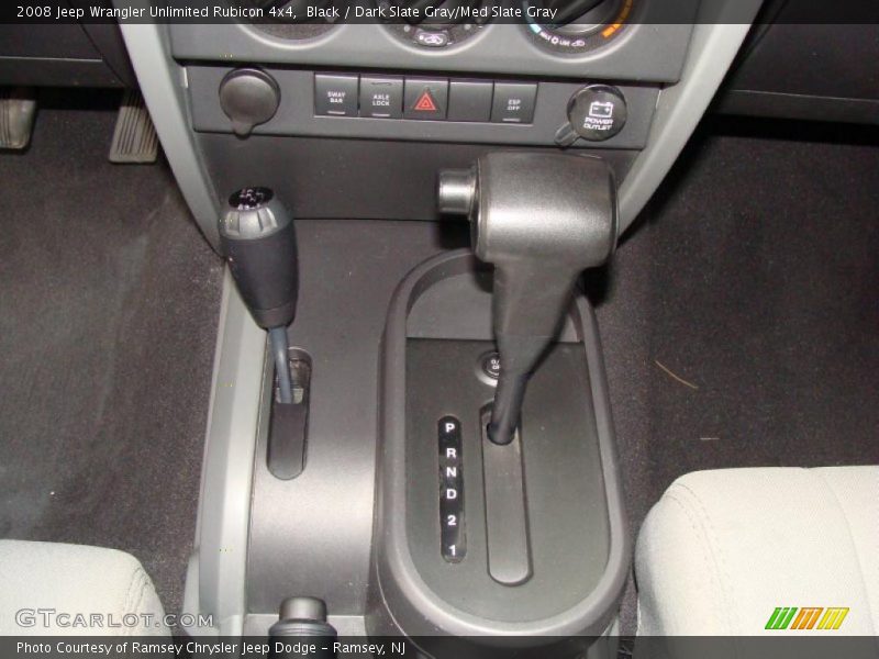 Black / Dark Slate Gray/Med Slate Gray 2008 Jeep Wrangler Unlimited Rubicon 4x4