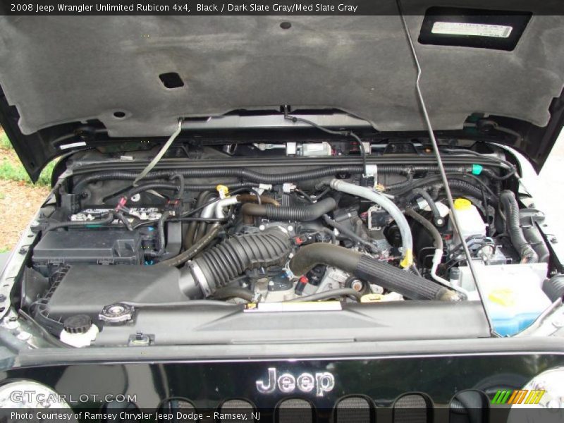 Black / Dark Slate Gray/Med Slate Gray 2008 Jeep Wrangler Unlimited Rubicon 4x4