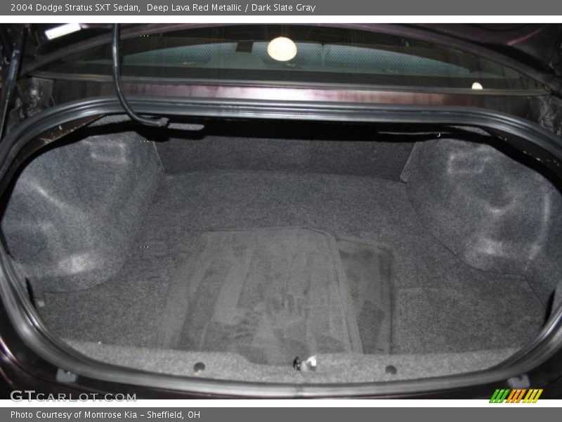 Deep Lava Red Metallic / Dark Slate Gray 2004 Dodge Stratus SXT Sedan