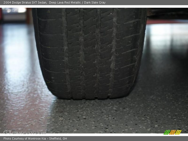 Deep Lava Red Metallic / Dark Slate Gray 2004 Dodge Stratus SXT Sedan