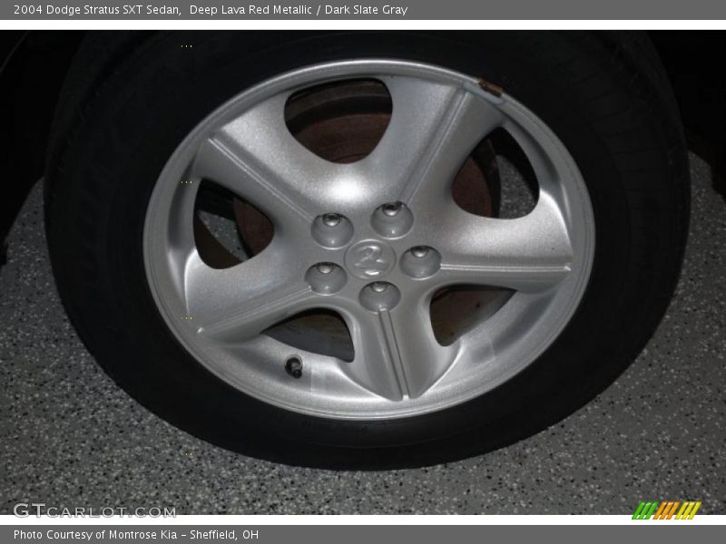 Deep Lava Red Metallic / Dark Slate Gray 2004 Dodge Stratus SXT Sedan