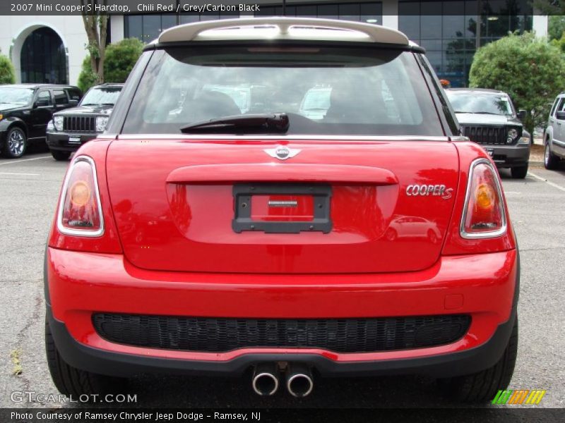 Chili Red / Grey/Carbon Black 2007 Mini Cooper S Hardtop