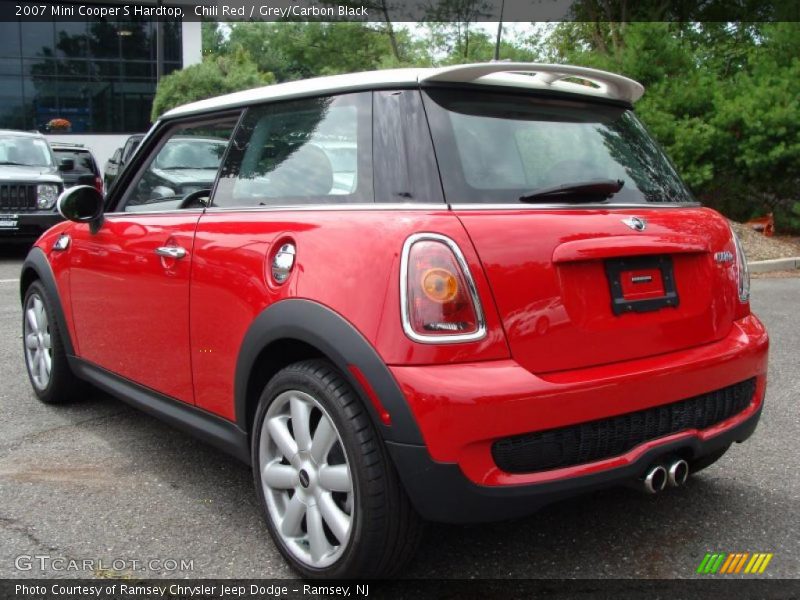 Chili Red / Grey/Carbon Black 2007 Mini Cooper S Hardtop