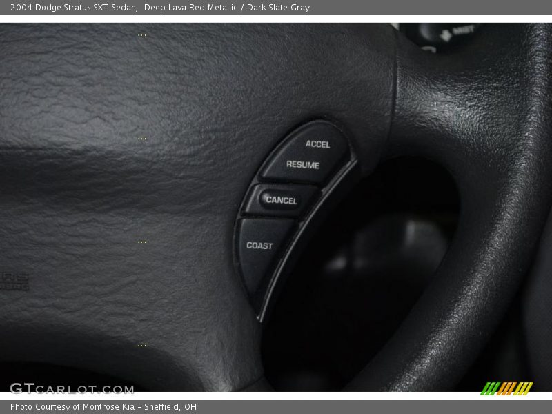 Deep Lava Red Metallic / Dark Slate Gray 2004 Dodge Stratus SXT Sedan