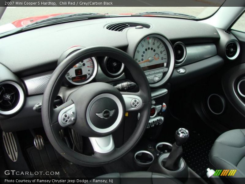 Chili Red / Grey/Carbon Black 2007 Mini Cooper S Hardtop