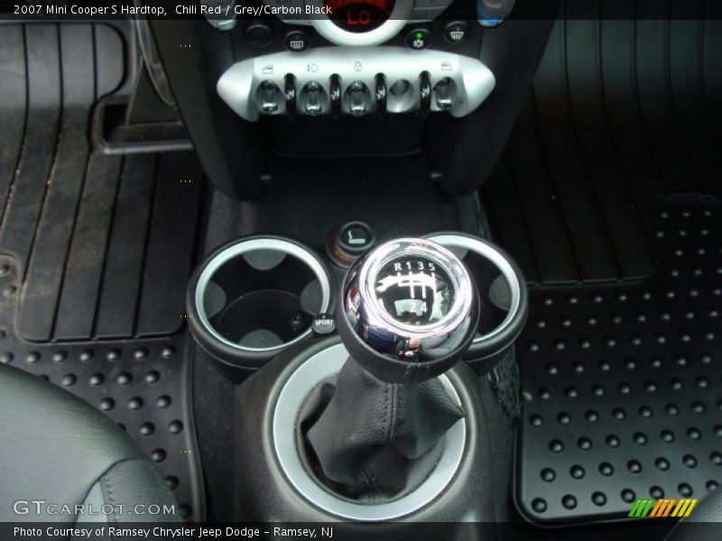 Chili Red / Grey/Carbon Black 2007 Mini Cooper S Hardtop