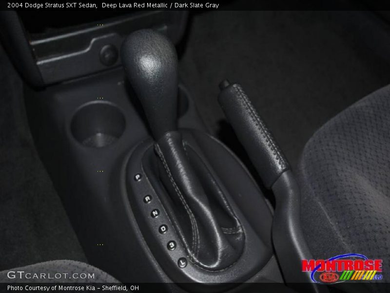 Deep Lava Red Metallic / Dark Slate Gray 2004 Dodge Stratus SXT Sedan
