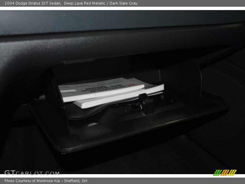 Deep Lava Red Metallic / Dark Slate Gray 2004 Dodge Stratus SXT Sedan