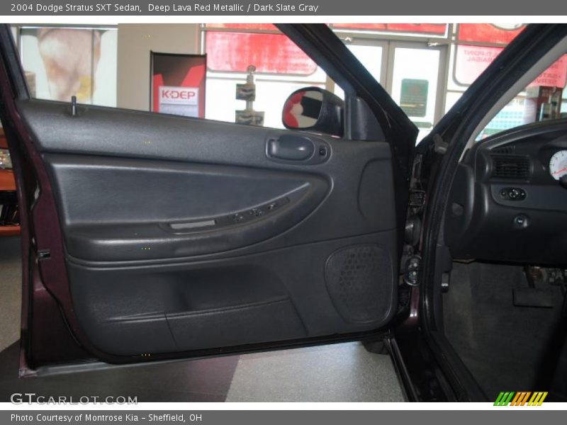 Deep Lava Red Metallic / Dark Slate Gray 2004 Dodge Stratus SXT Sedan