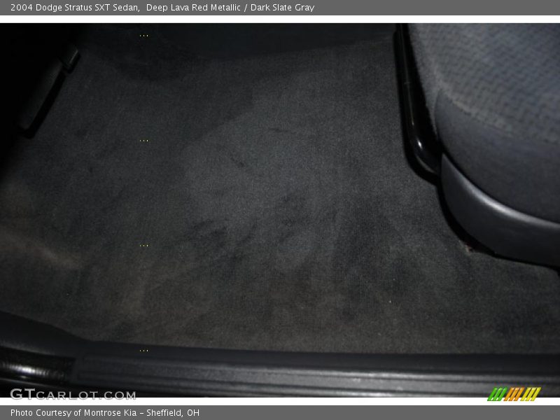 Deep Lava Red Metallic / Dark Slate Gray 2004 Dodge Stratus SXT Sedan