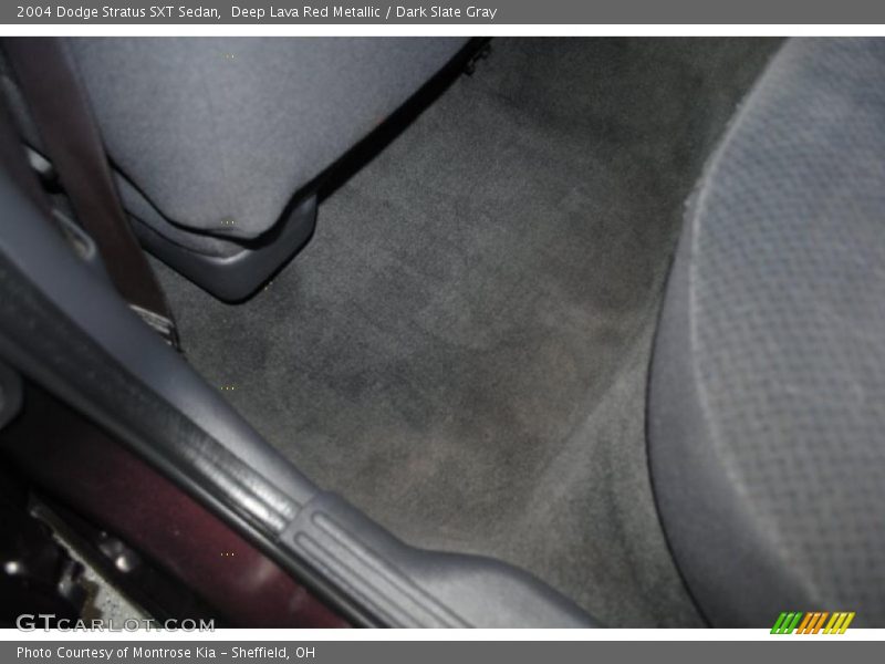 Deep Lava Red Metallic / Dark Slate Gray 2004 Dodge Stratus SXT Sedan