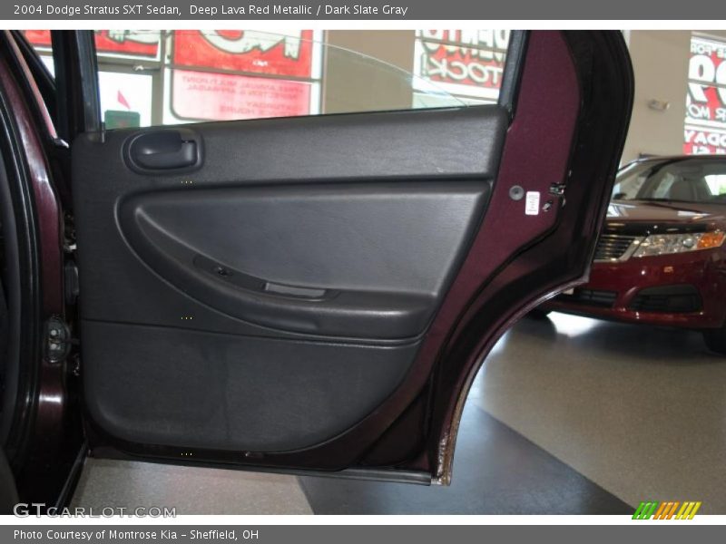 Deep Lava Red Metallic / Dark Slate Gray 2004 Dodge Stratus SXT Sedan