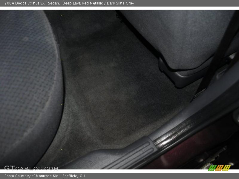 Deep Lava Red Metallic / Dark Slate Gray 2004 Dodge Stratus SXT Sedan