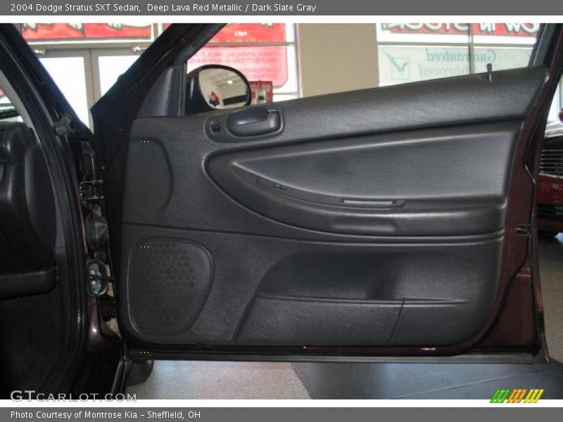 Deep Lava Red Metallic / Dark Slate Gray 2004 Dodge Stratus SXT Sedan