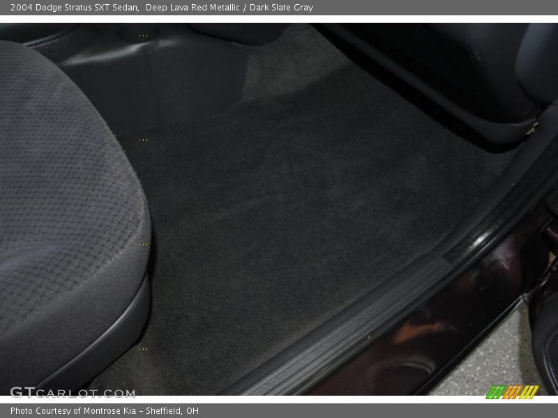 Deep Lava Red Metallic / Dark Slate Gray 2004 Dodge Stratus SXT Sedan