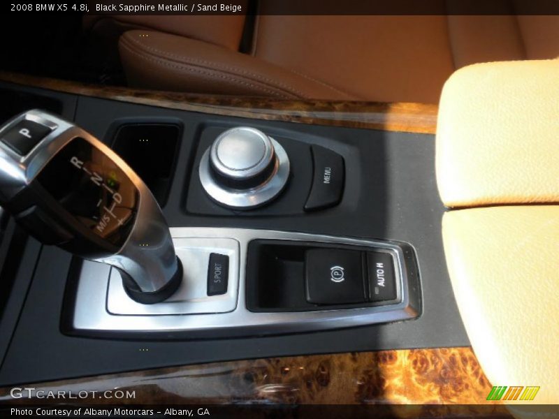 Black Sapphire Metallic / Sand Beige 2008 BMW X5 4.8i