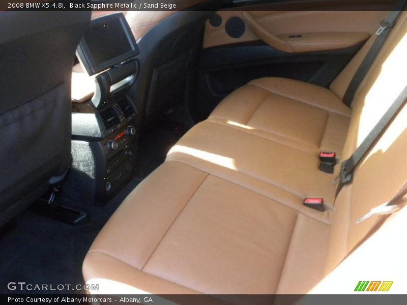 Black Sapphire Metallic / Sand Beige 2008 BMW X5 4.8i
