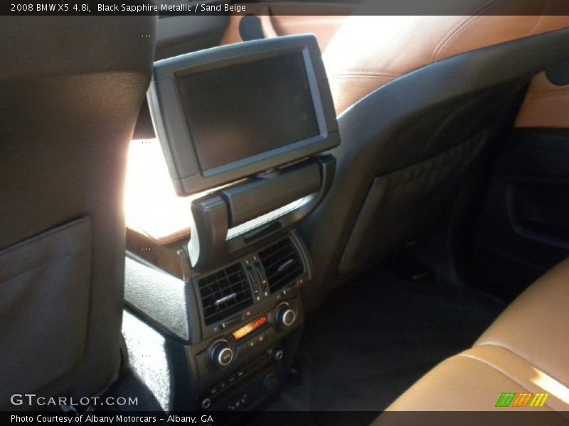Black Sapphire Metallic / Sand Beige 2008 BMW X5 4.8i
