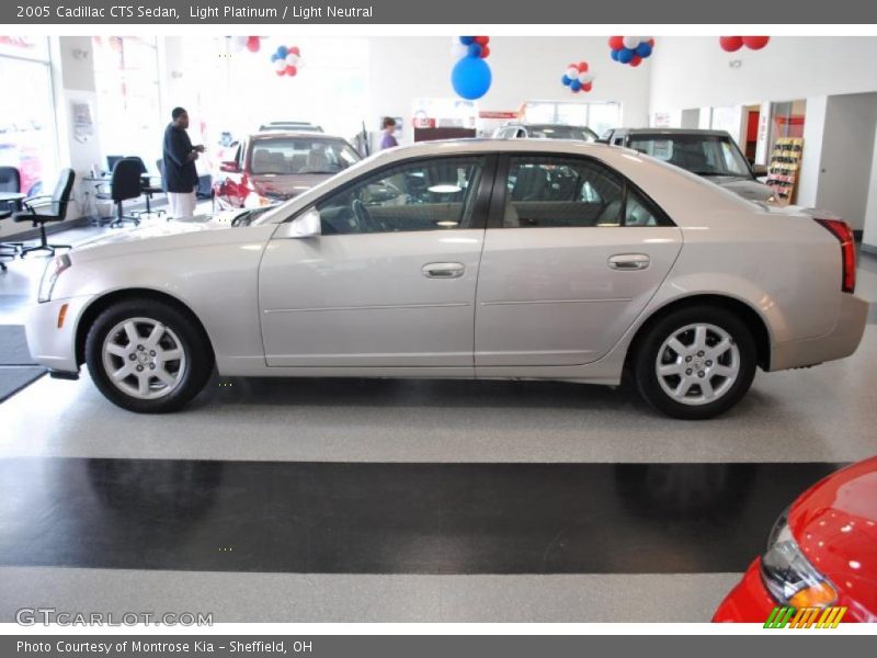 Light Platinum / Light Neutral 2005 Cadillac CTS Sedan