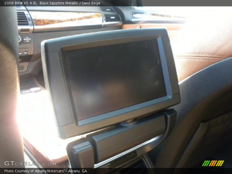 Black Sapphire Metallic / Sand Beige 2008 BMW X5 4.8i