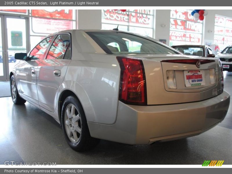 Light Platinum / Light Neutral 2005 Cadillac CTS Sedan
