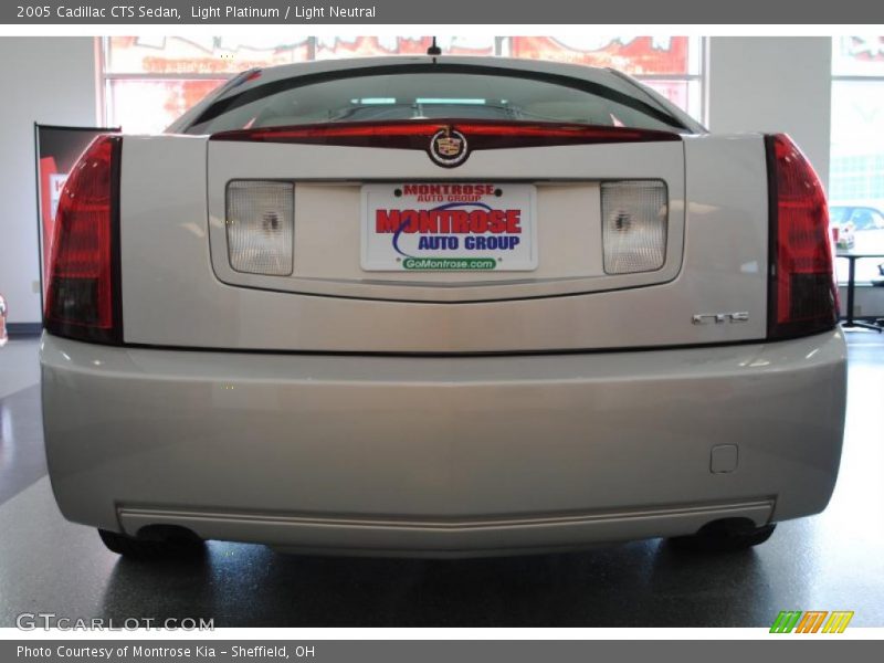 Light Platinum / Light Neutral 2005 Cadillac CTS Sedan