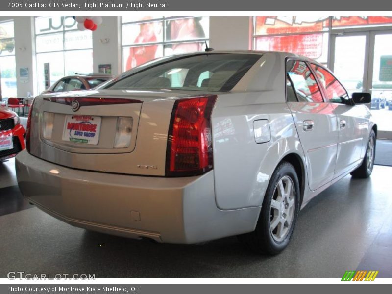 Light Platinum / Light Neutral 2005 Cadillac CTS Sedan
