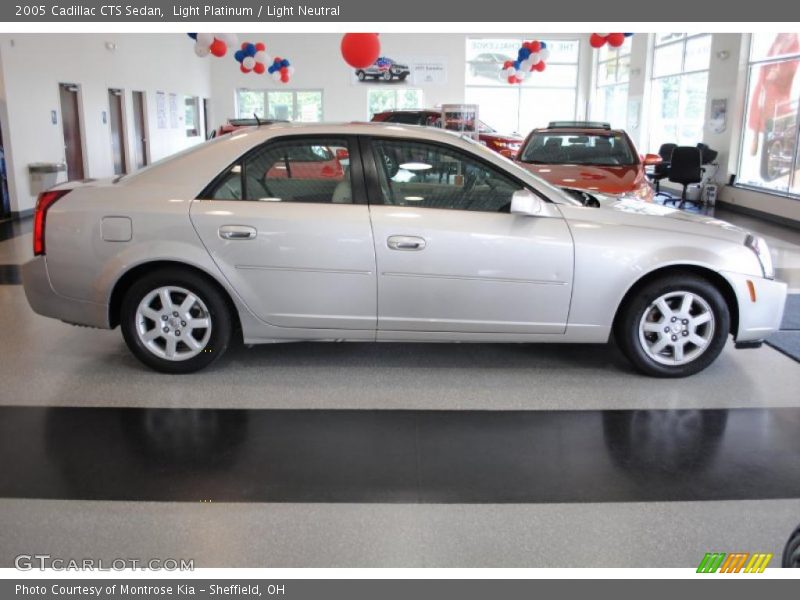 Light Platinum / Light Neutral 2005 Cadillac CTS Sedan
