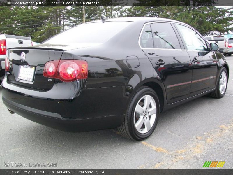 Black Uni / Anthracite 2009 Volkswagen Jetta SE Sedan