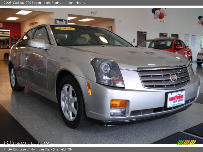 Light Platinum / Light Neutral 2005 Cadillac CTS Sedan