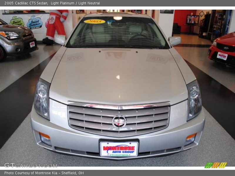 Light Platinum / Light Neutral 2005 Cadillac CTS Sedan