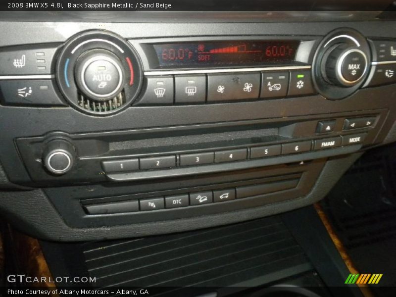 Black Sapphire Metallic / Sand Beige 2008 BMW X5 4.8i