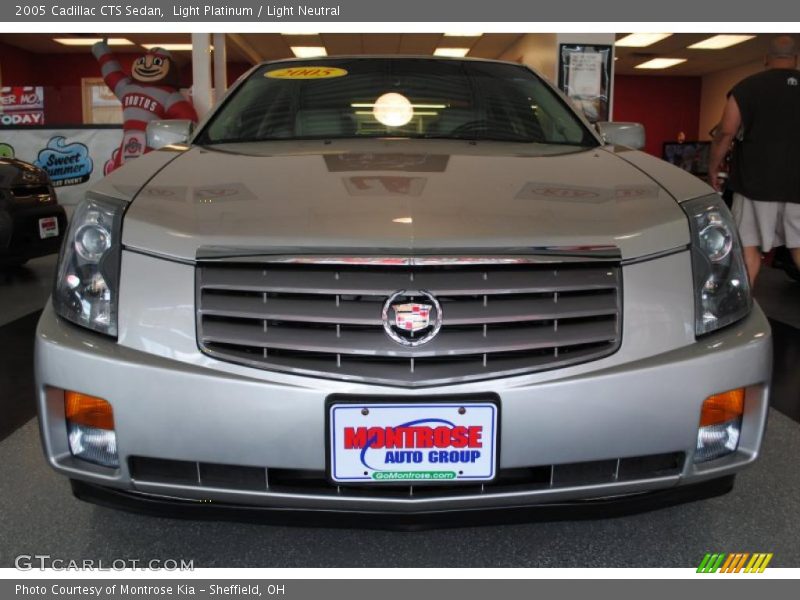 Light Platinum / Light Neutral 2005 Cadillac CTS Sedan